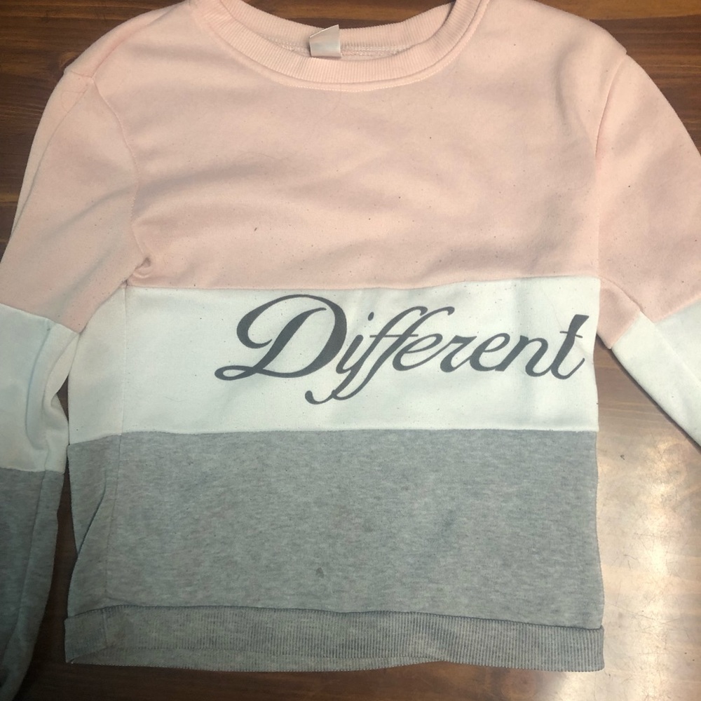 Different pullover sweatshirt